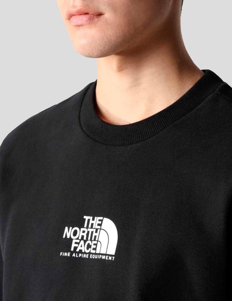 Sudadeira THE NORTH FACE fine crew tnf black